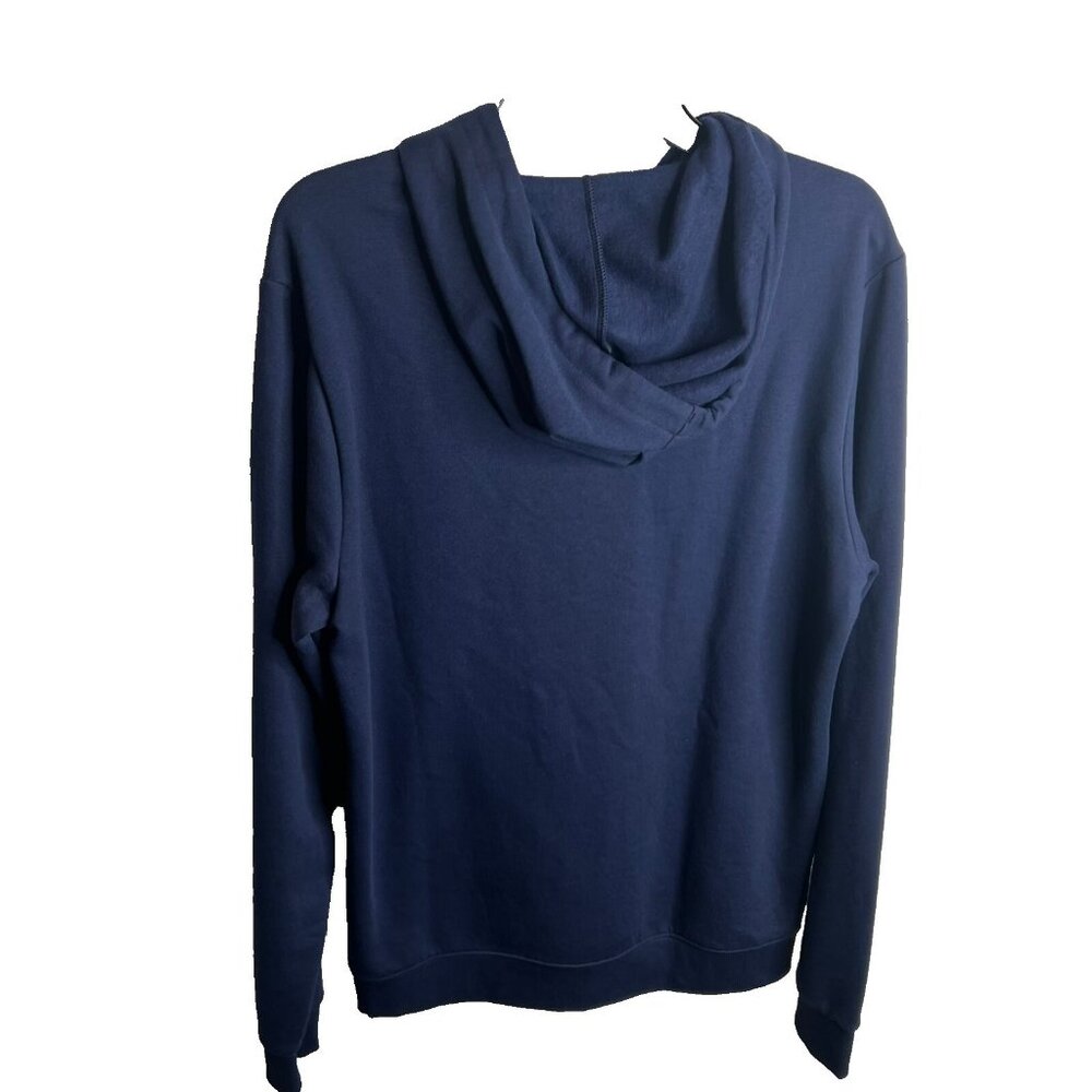Reebok Men's Identity Fleece Pullover Hoodie - Navy Size S - Picture 8 of 8